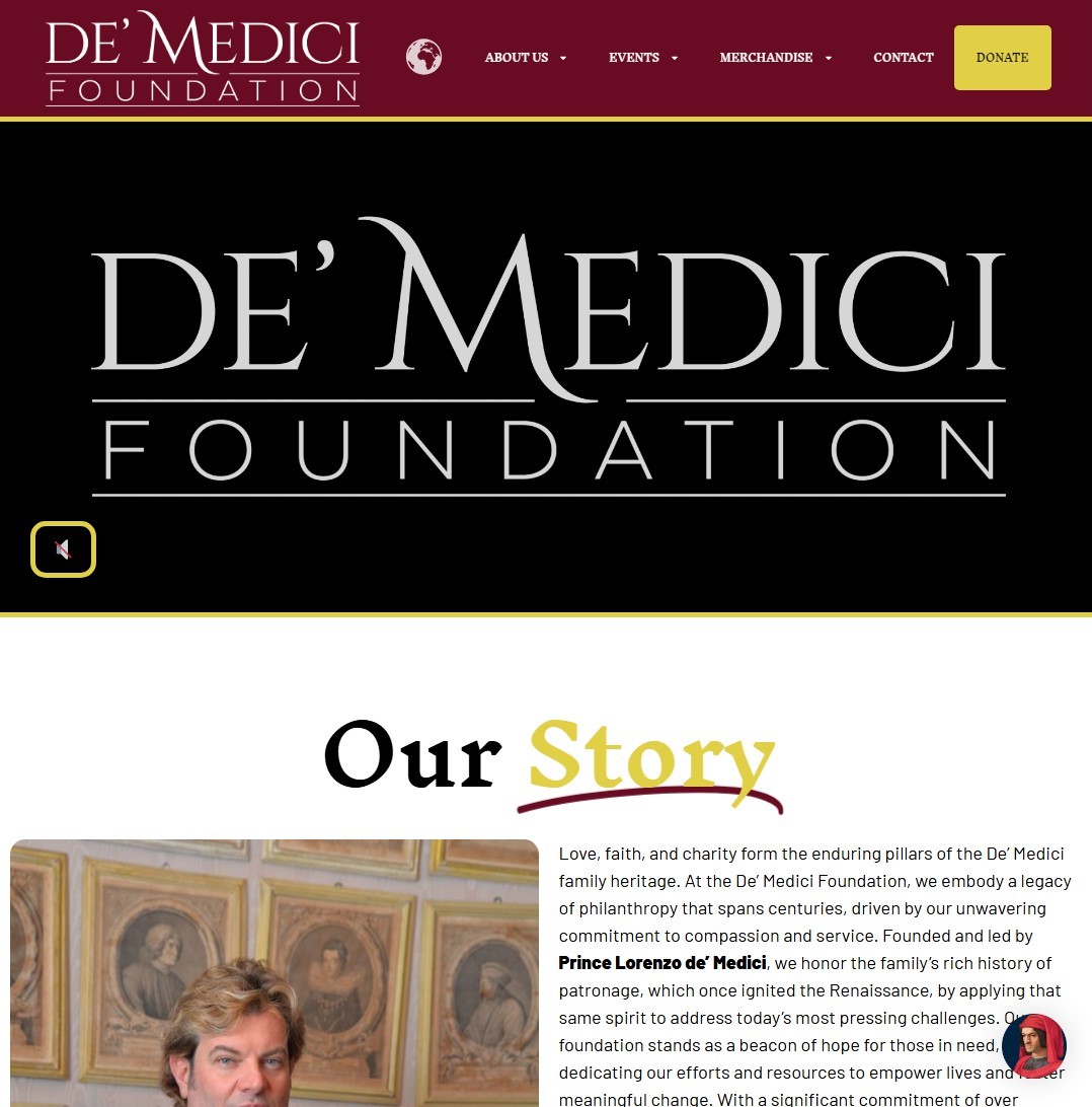 De' Medici Foundation site